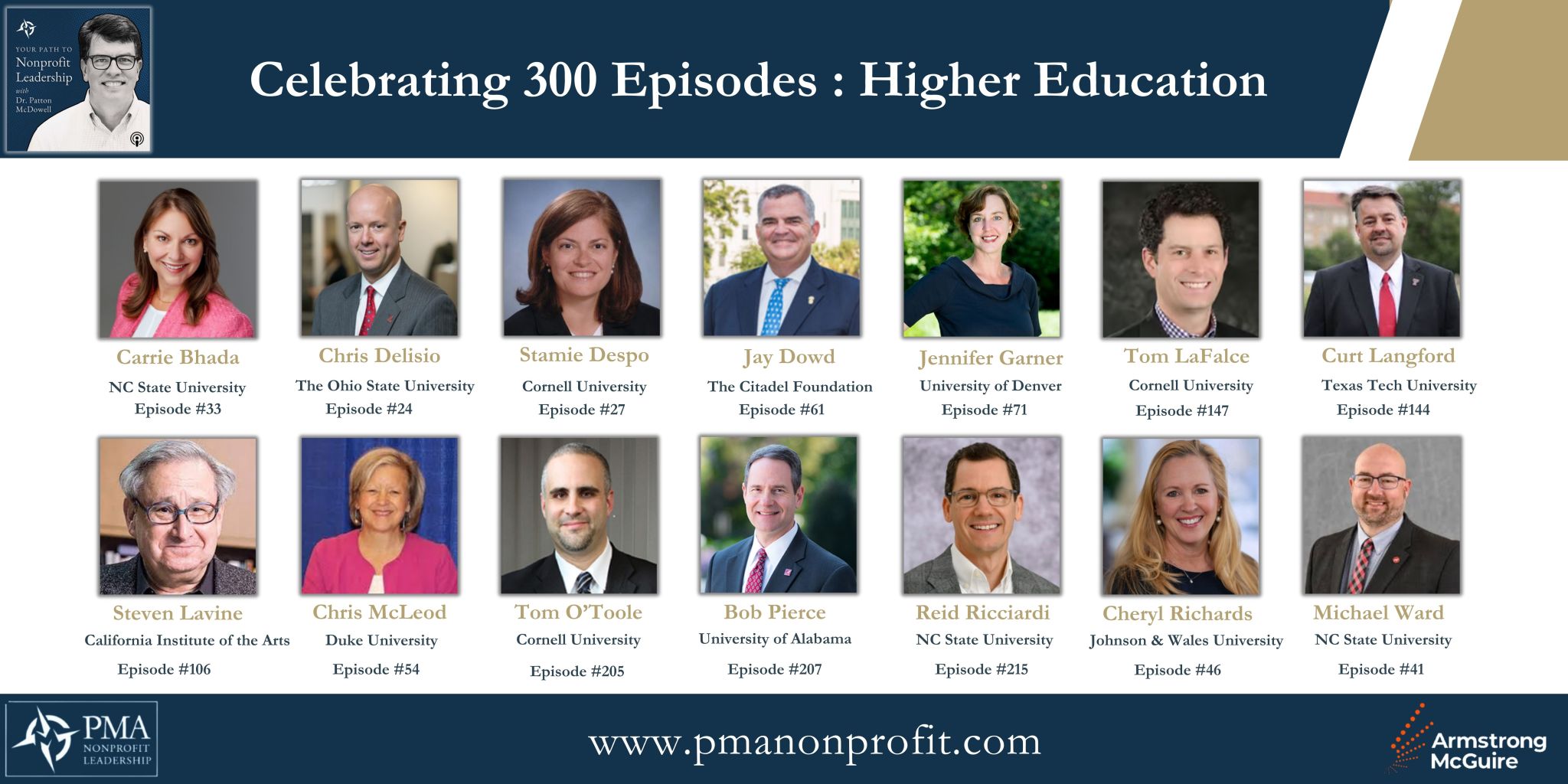 300 Episodes Higher Education