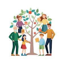Tree with people
